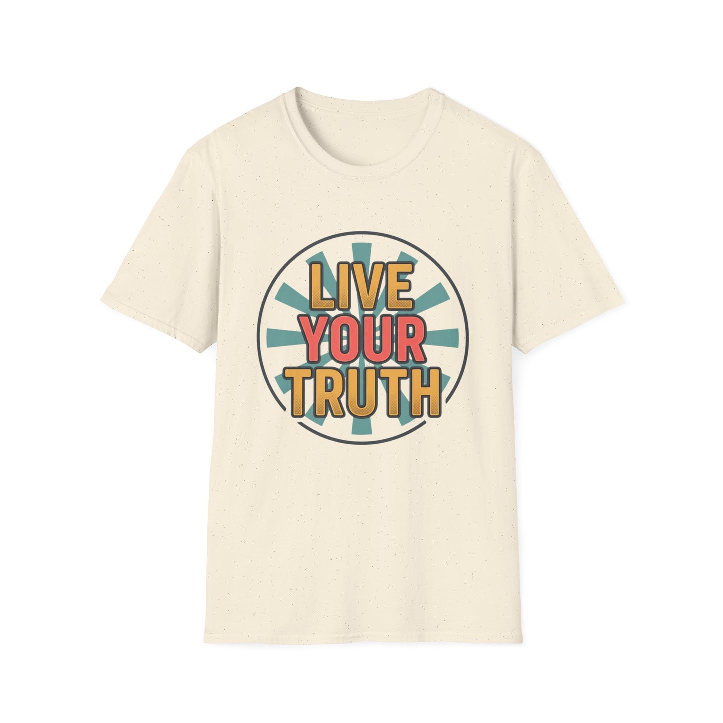 Live Your Truth T-Shirt — Retro Inspirational Graphic Tee