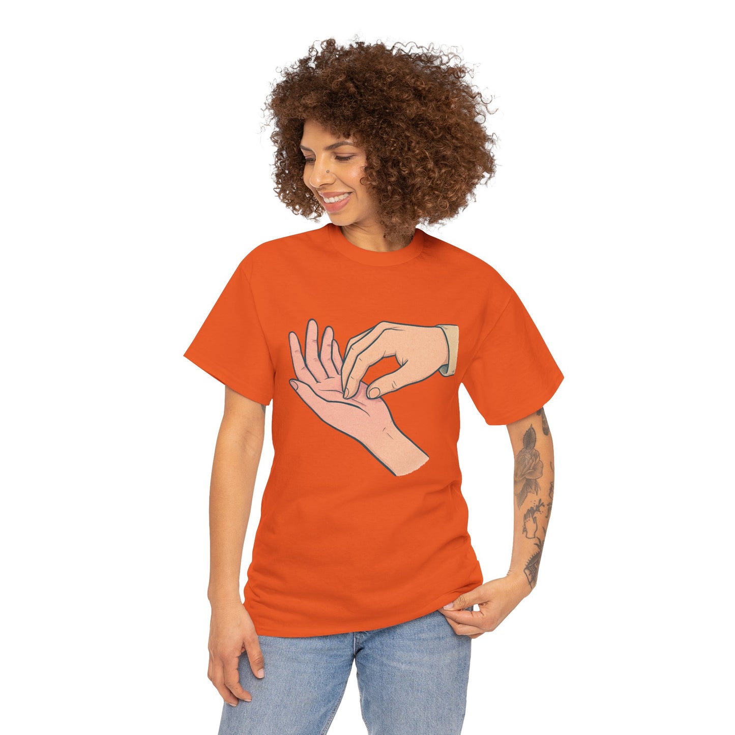 T-Shirt - Gentle Palm Reading Illustration Tee