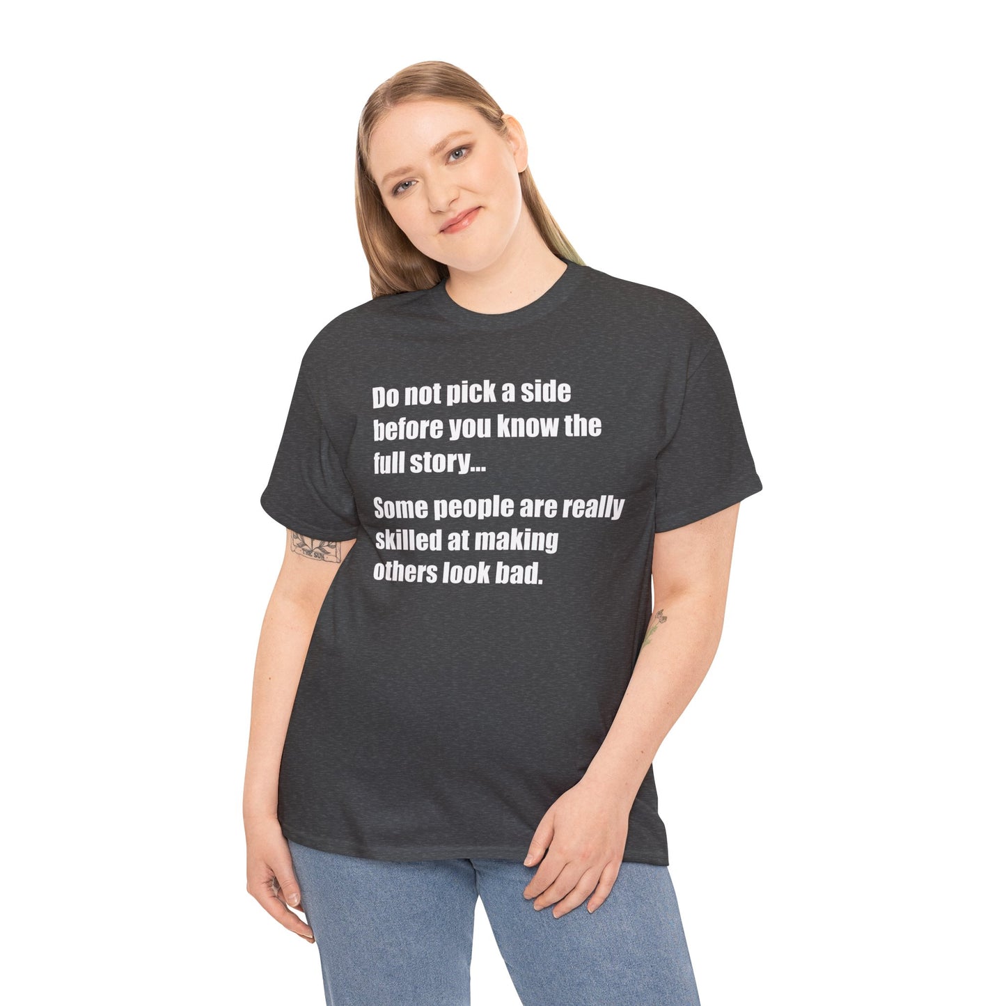 Don't pick a side before you know