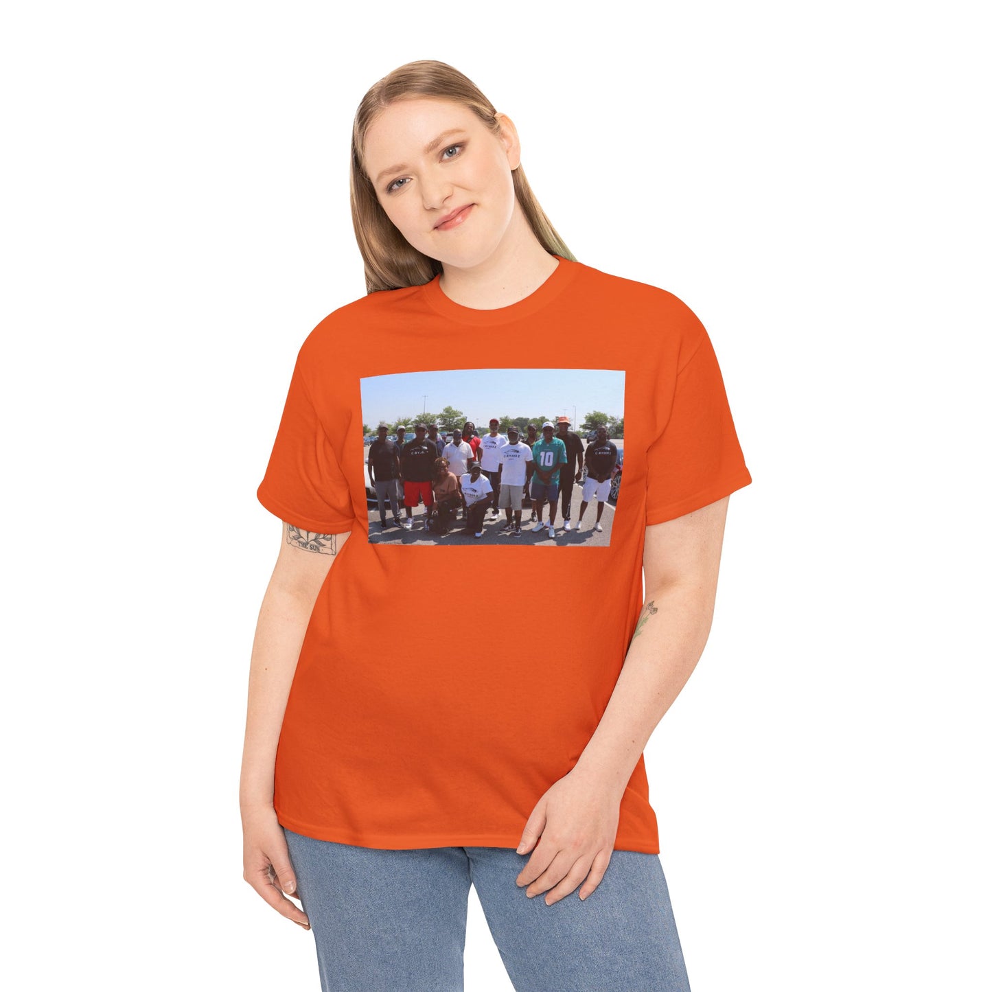 C-RYDERZ Group Photo Custom Tee — Personalized Reunion & Team Picture Shirt Printify