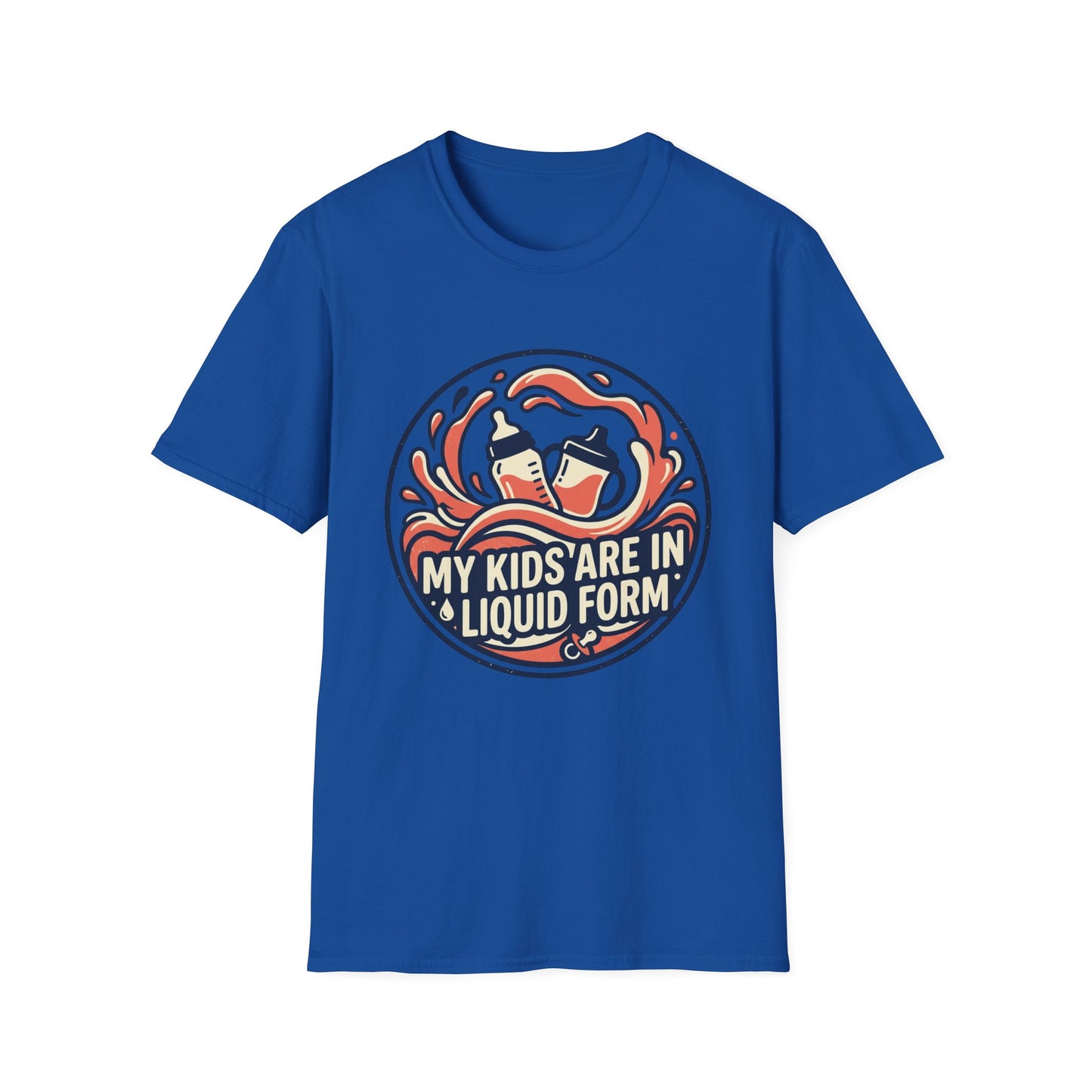 "My Kids Are in Liquid Form" Funny Parenting Tee