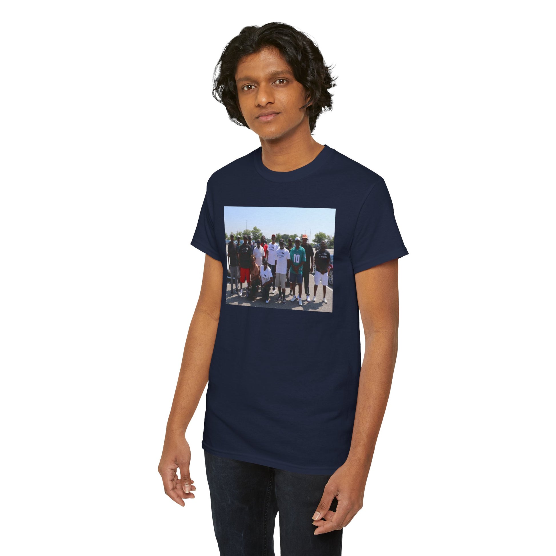 C-RYDERZ Group Photo Custom Tee — Personalized Reunion & Team Picture Shirt Printify