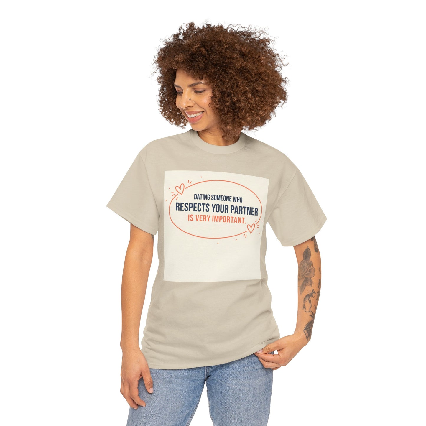 Respect Your Partner T-Shirt — "Dating Someone Who Respects Your Partner Is Very Important" Graphic Tee Printify