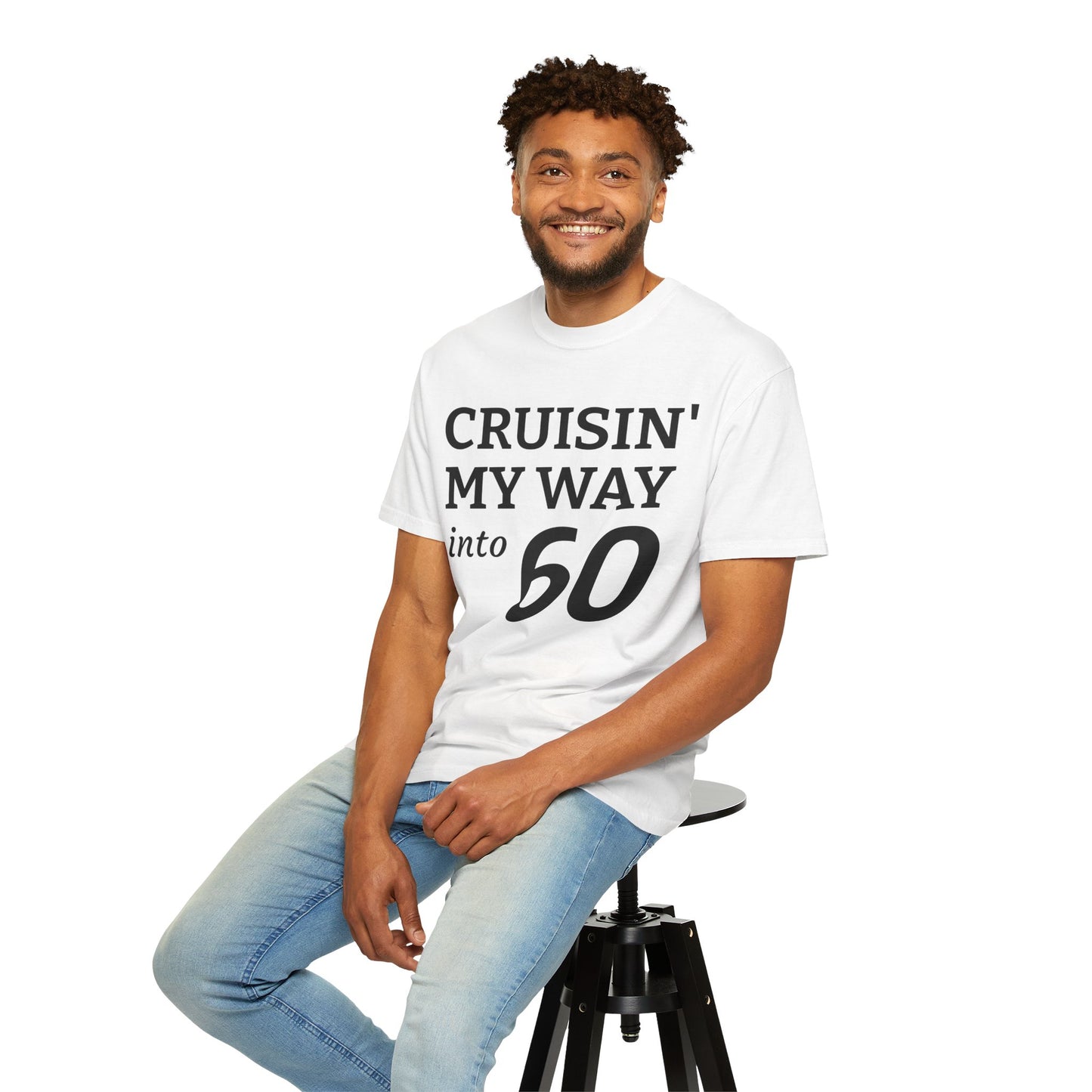 Cruisin' My Way Into 60 T-Shirt — 60th Birthday Tee