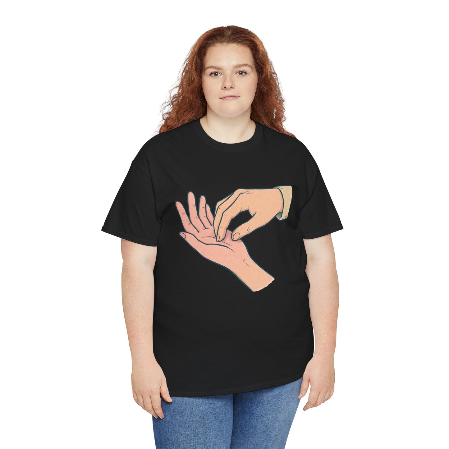 T-Shirt - Gentle Palm Reading Illustration Tee