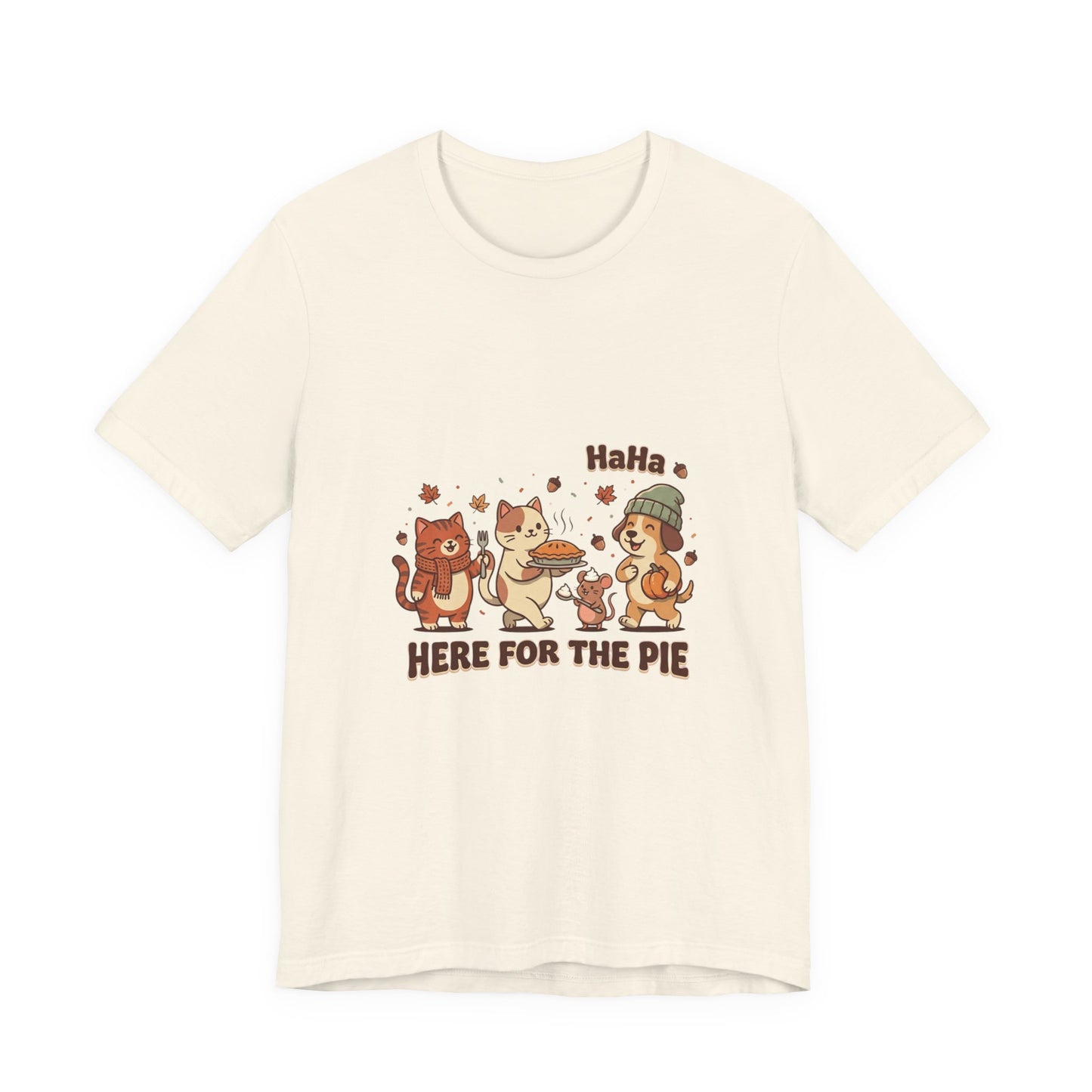 Here for the Pie Tee | Thanksgiving Turkey Pumpkin Pie Harvest