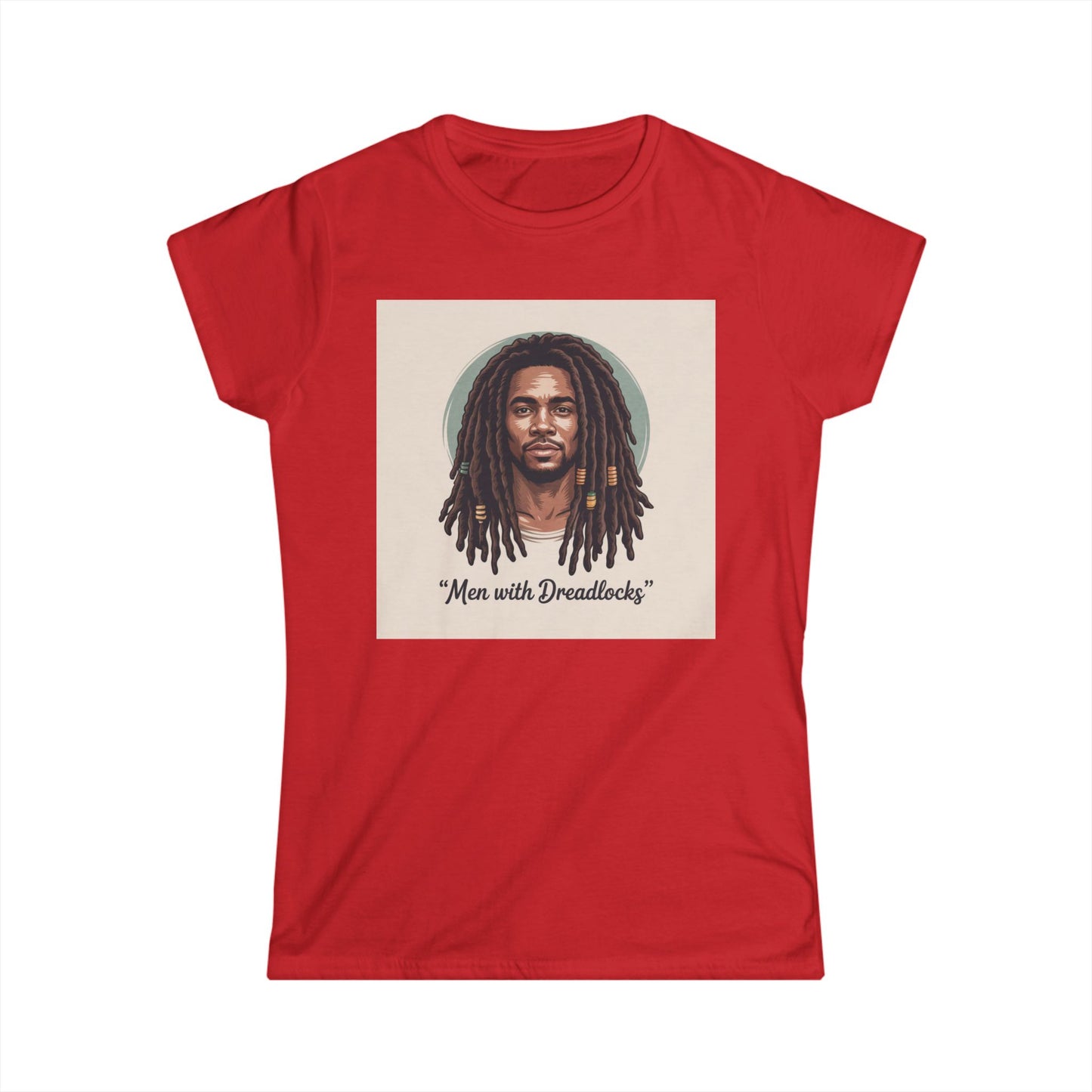 Dreadlocks Portrait Tee — "Men with Dreadlocks" Graphic Women's Shirt Printify