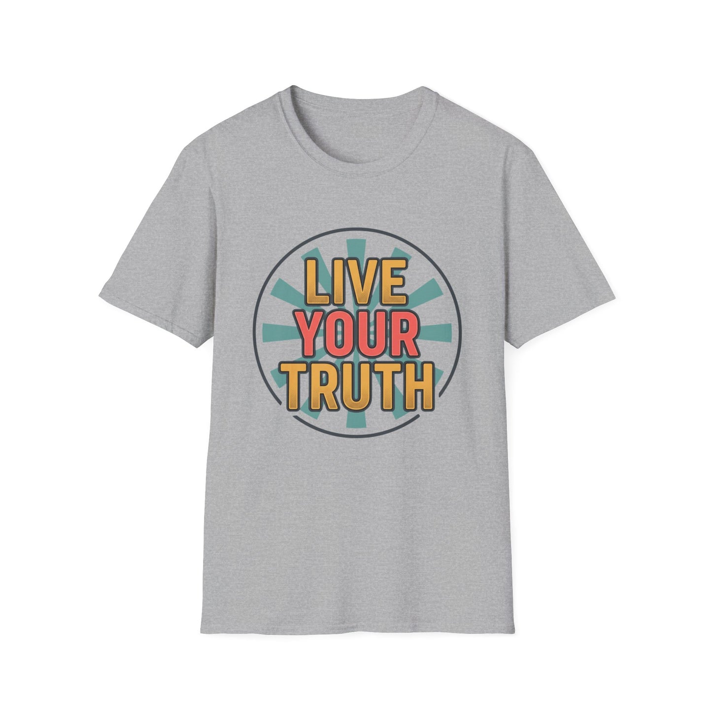Live Your Truth T-Shirt — Retro Inspirational Graphic Tee