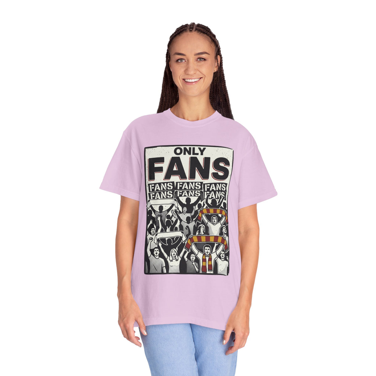 Only Fans Crowd Graphic T-Shirt — Vintage Sports Fan Tee