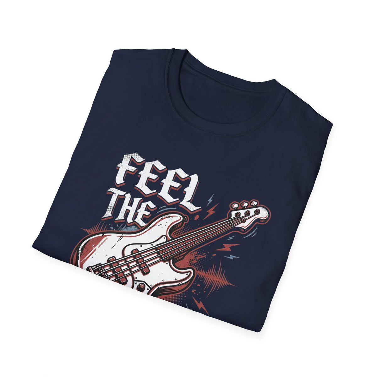 Bass Guitar Graphic T-Shirt — Rock Music Tee ("Bass Player")