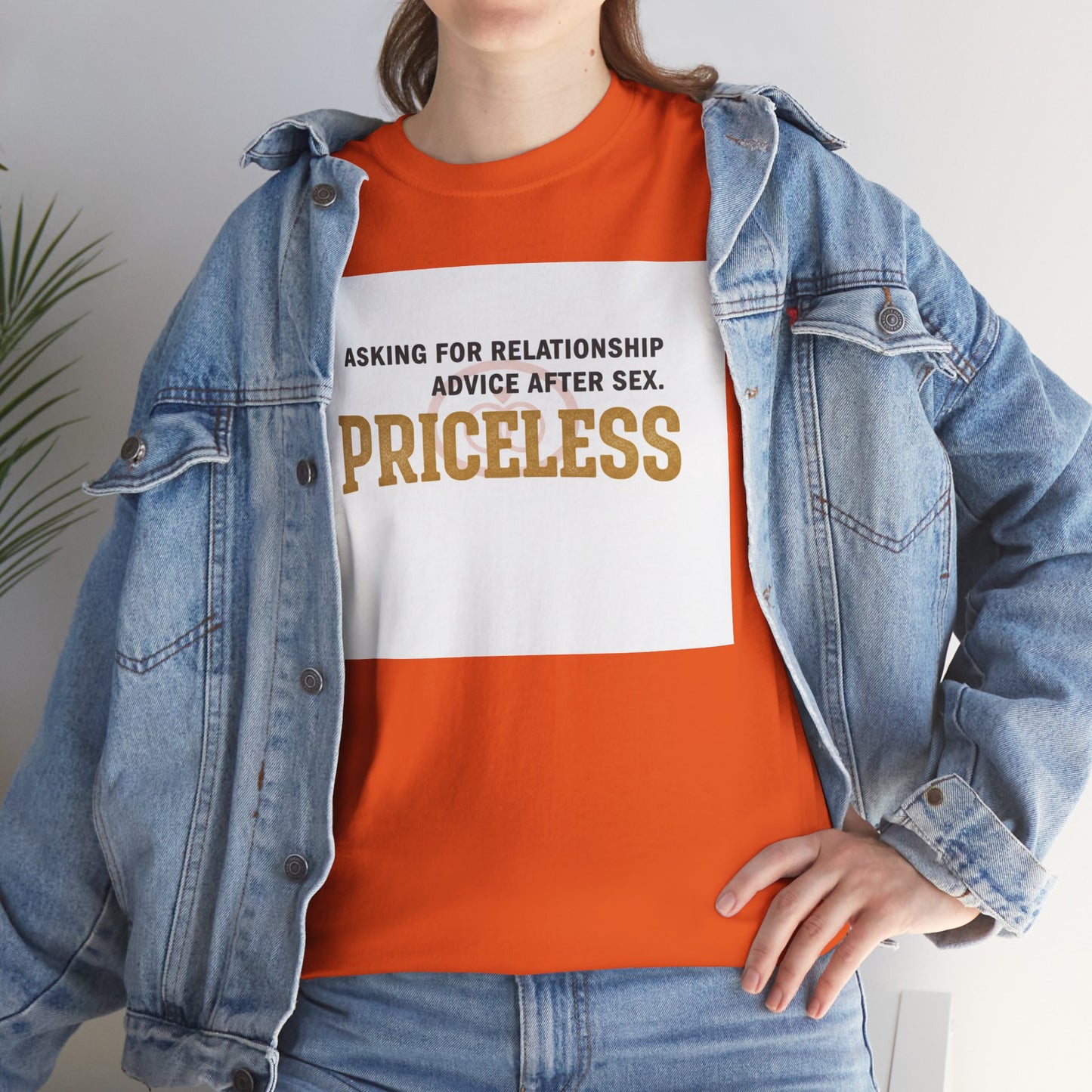 Priceless Funny Graphic Tee — "Asking for Relationship Advice After Sex" Casual Cotton Shirt