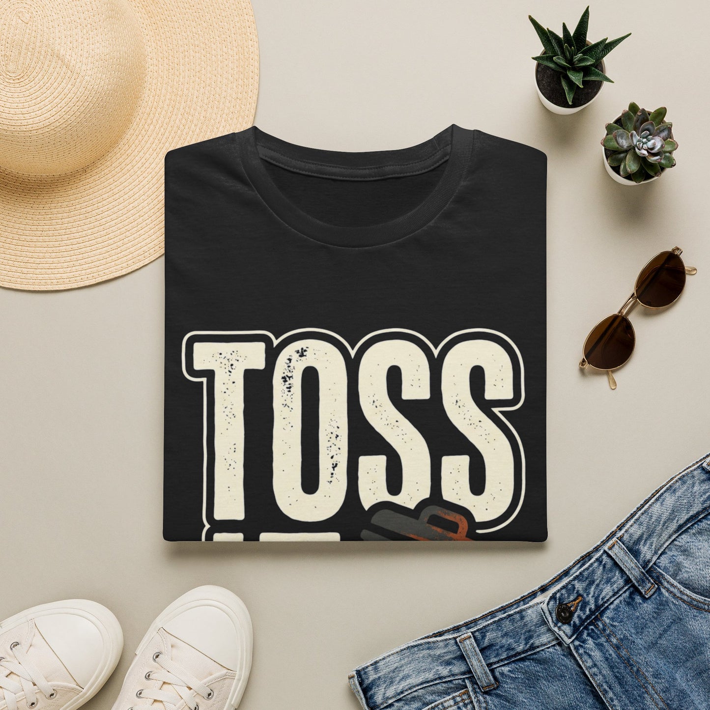 Toss It Graphic T‑Shirt — Casual Recycling / Trash Toss Tee