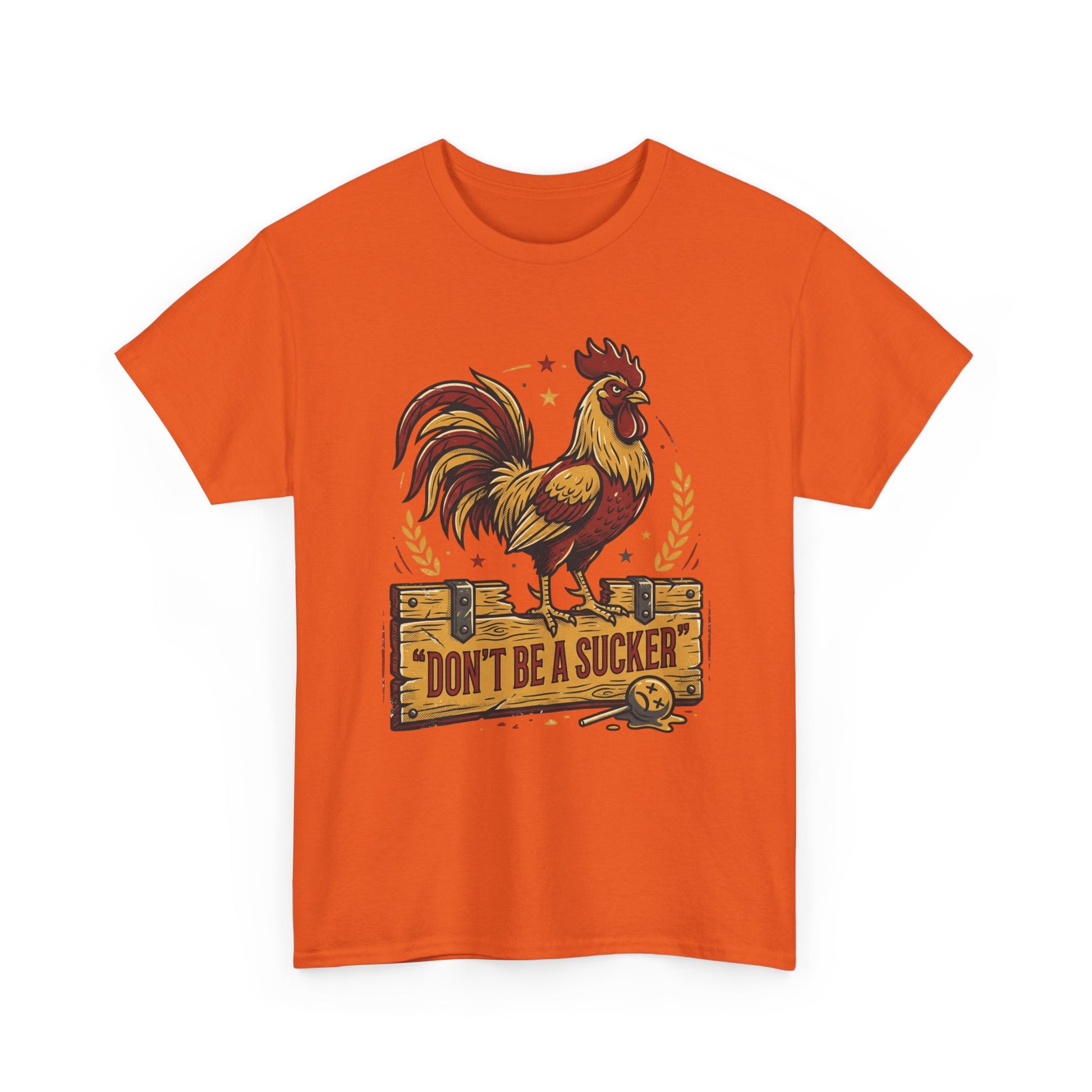 Rooster 'Don't Be a Sucker' Graphic Tee Printify