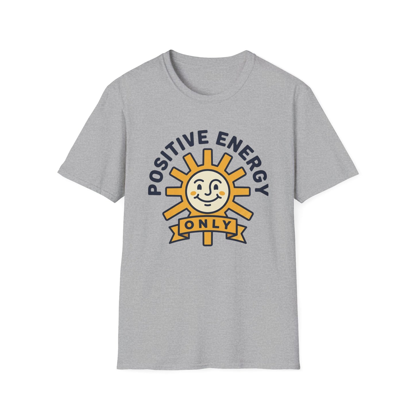 Positive Energy T-Shirt — Sunny 'Positive Energy Only' Graphic Tee
