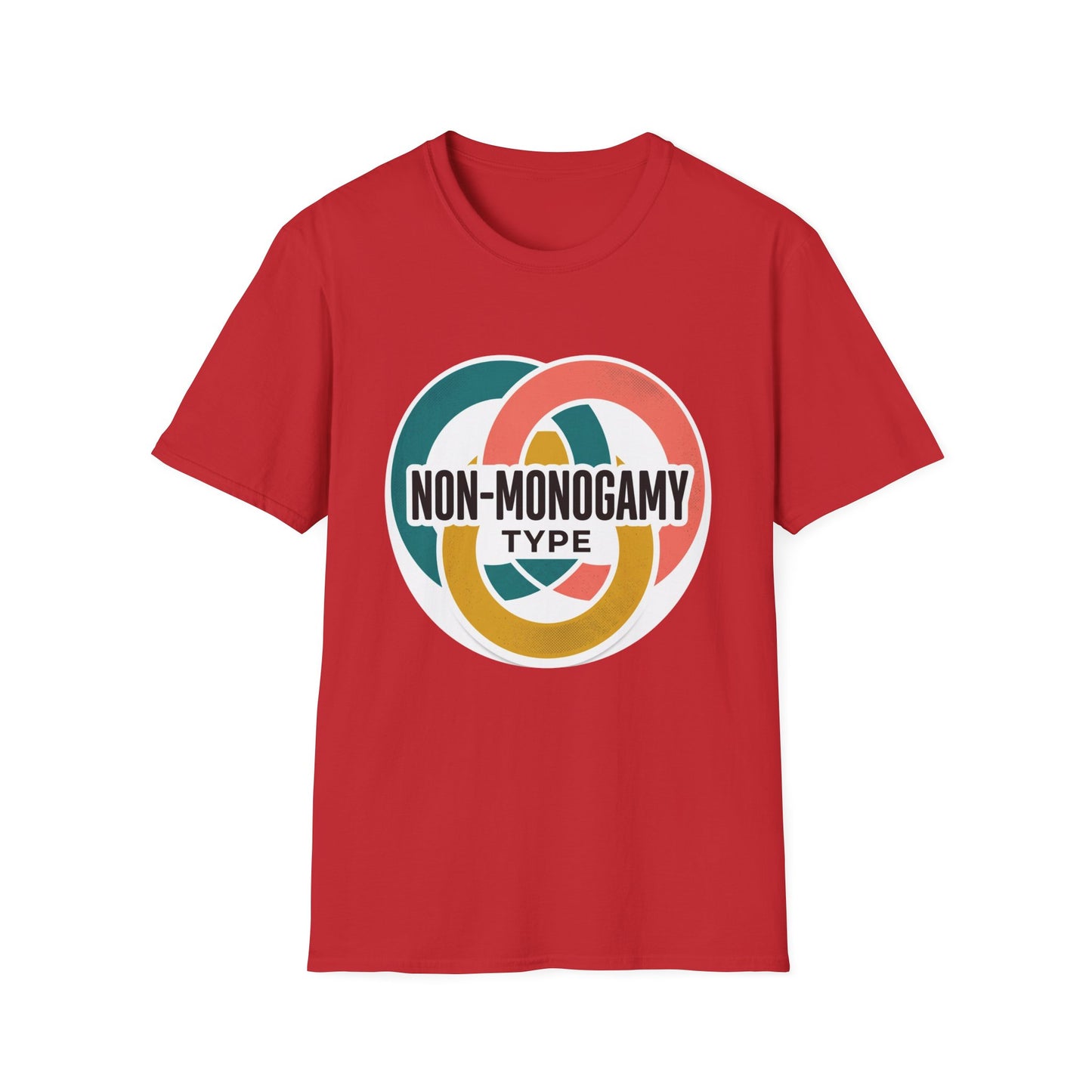 Non-Monogamy Type T-Shirt — Retro Polyamory Pride Tee Printify