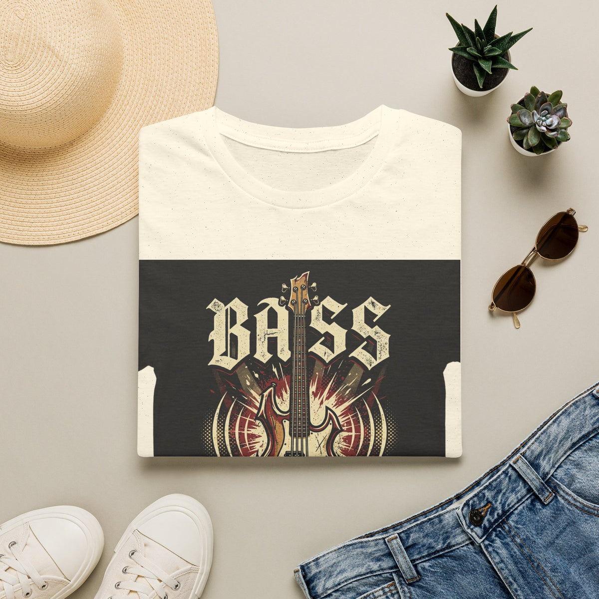 Bass Guitar T-Shirt — "Bass: If You Got It, Crank It Up!" Rock Music Tee