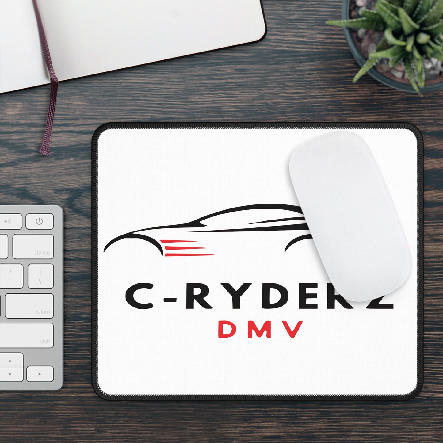 C-RYDERZ Racing-Themed Gaming Mouse Pad, Gamer Gift, Desktop Accessory, Car Enthusiast Decor, Unique Mouse Mat for Gamers