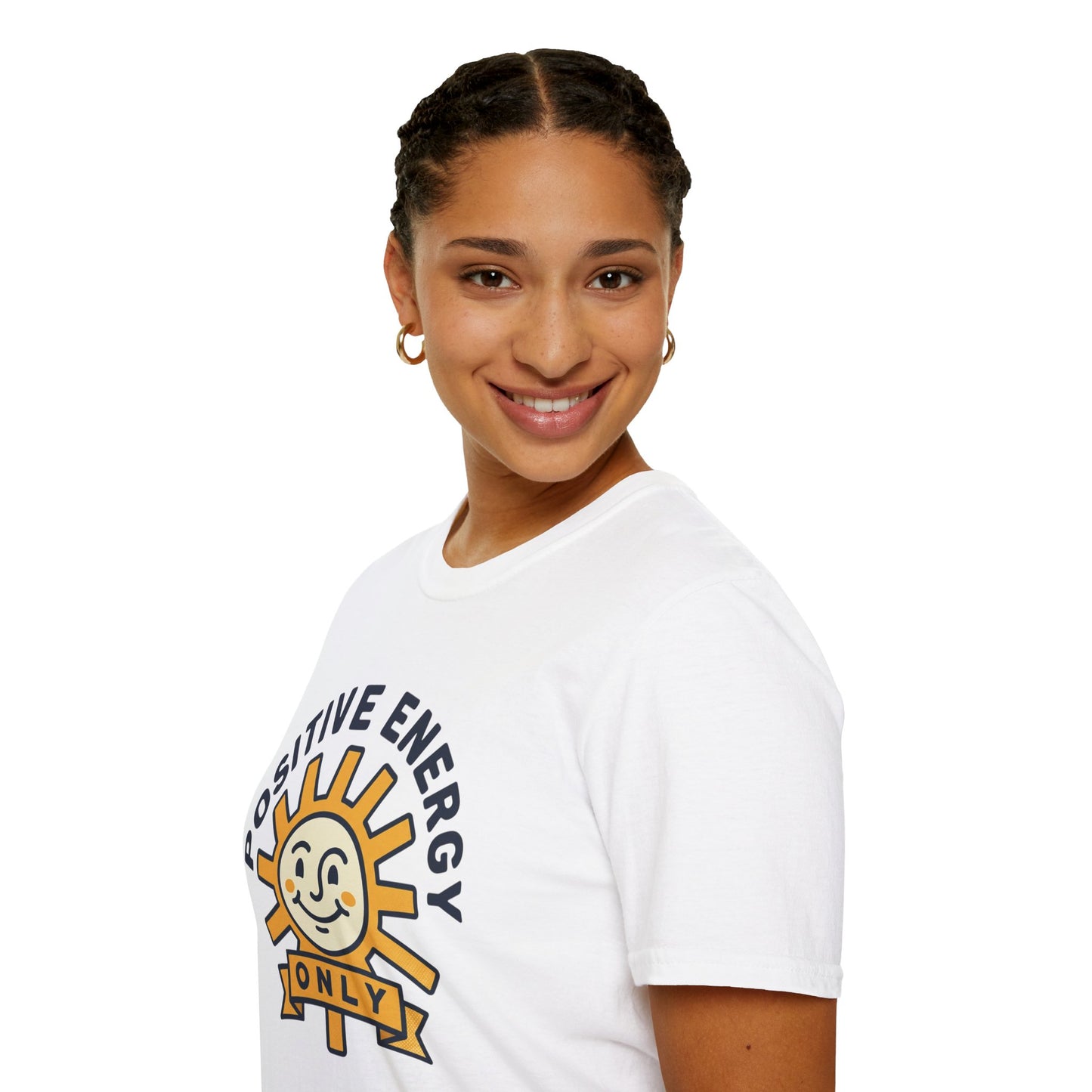 Positive Energy T-Shirt — Sunny 'Positive Energy Only' Graphic Tee