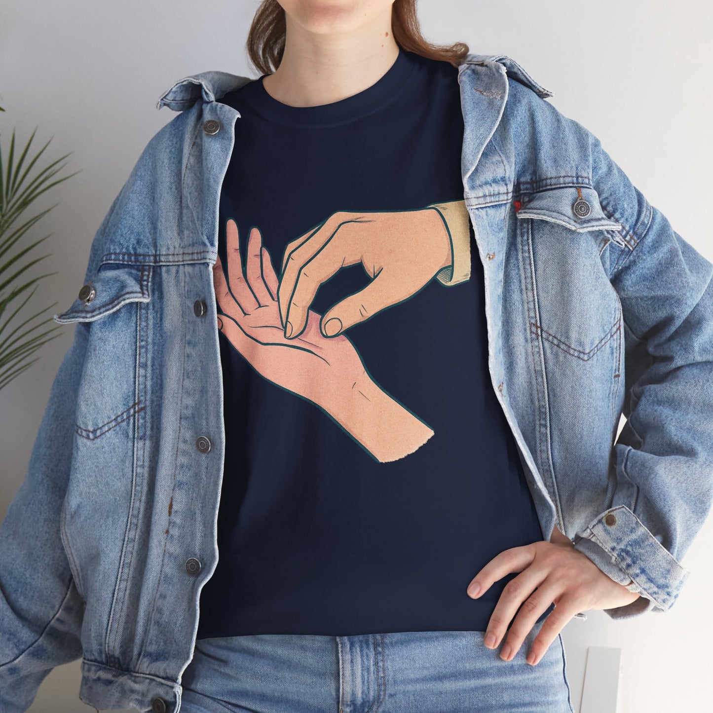 T-Shirt - Gentle Palm Reading Illustration Tee