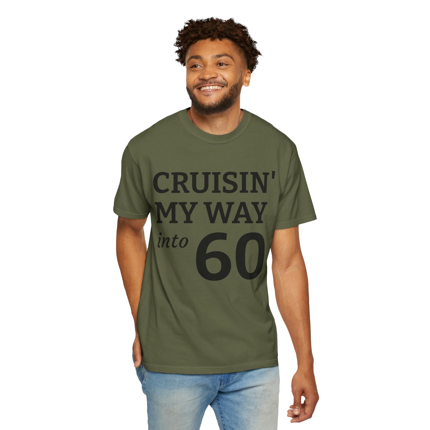 Cruisin' My Way Into 60 T-Shirt — 60th Birthday Tee