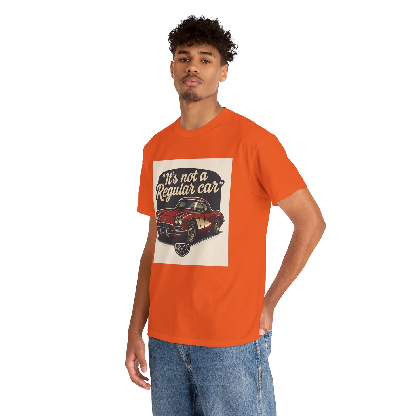 Classic Car Tee — "It's Not a Regular Car" Vintage Muscle Car Shirt Printify