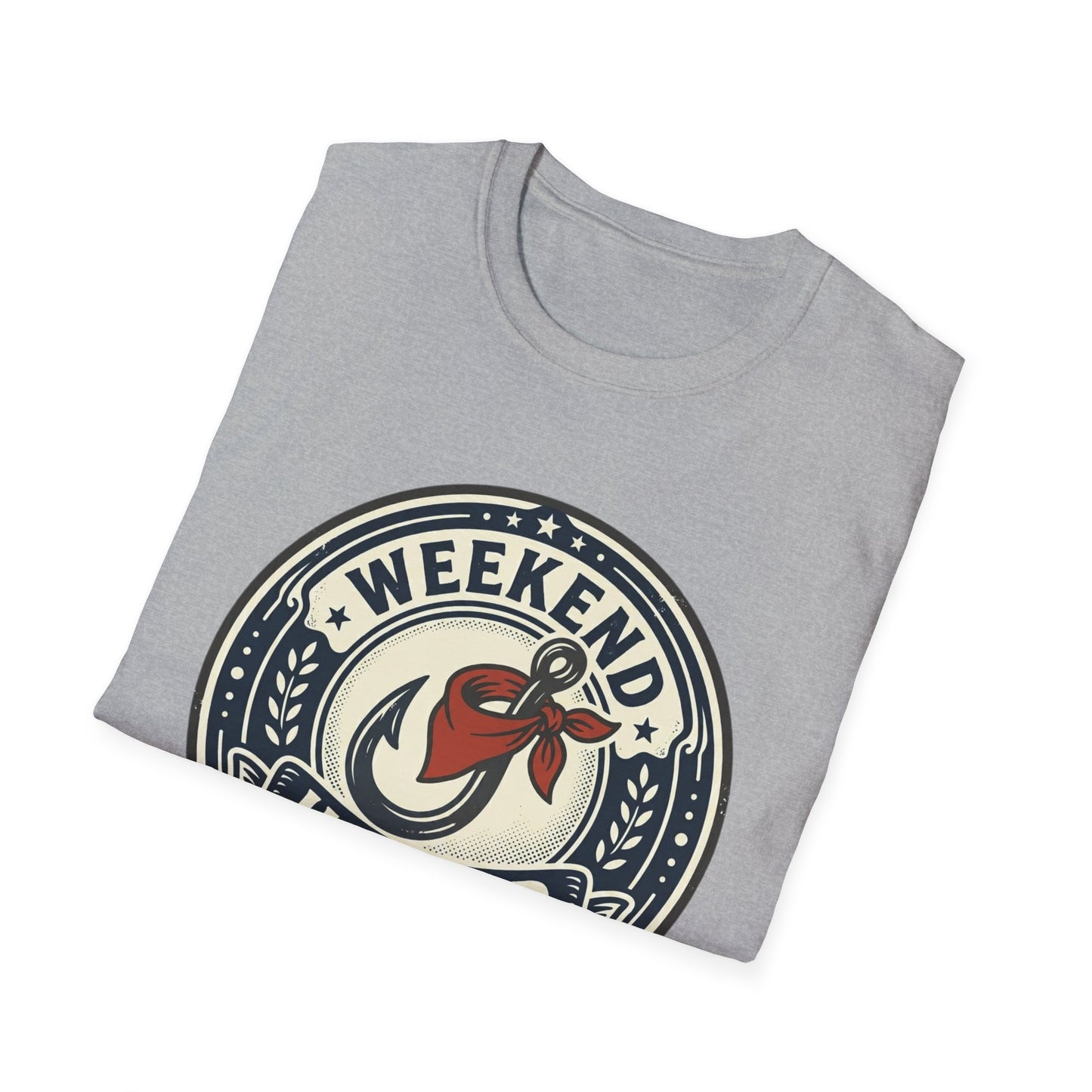Weekend Hooker Fishing T-Shirt — Retro Angler Logo Tee
