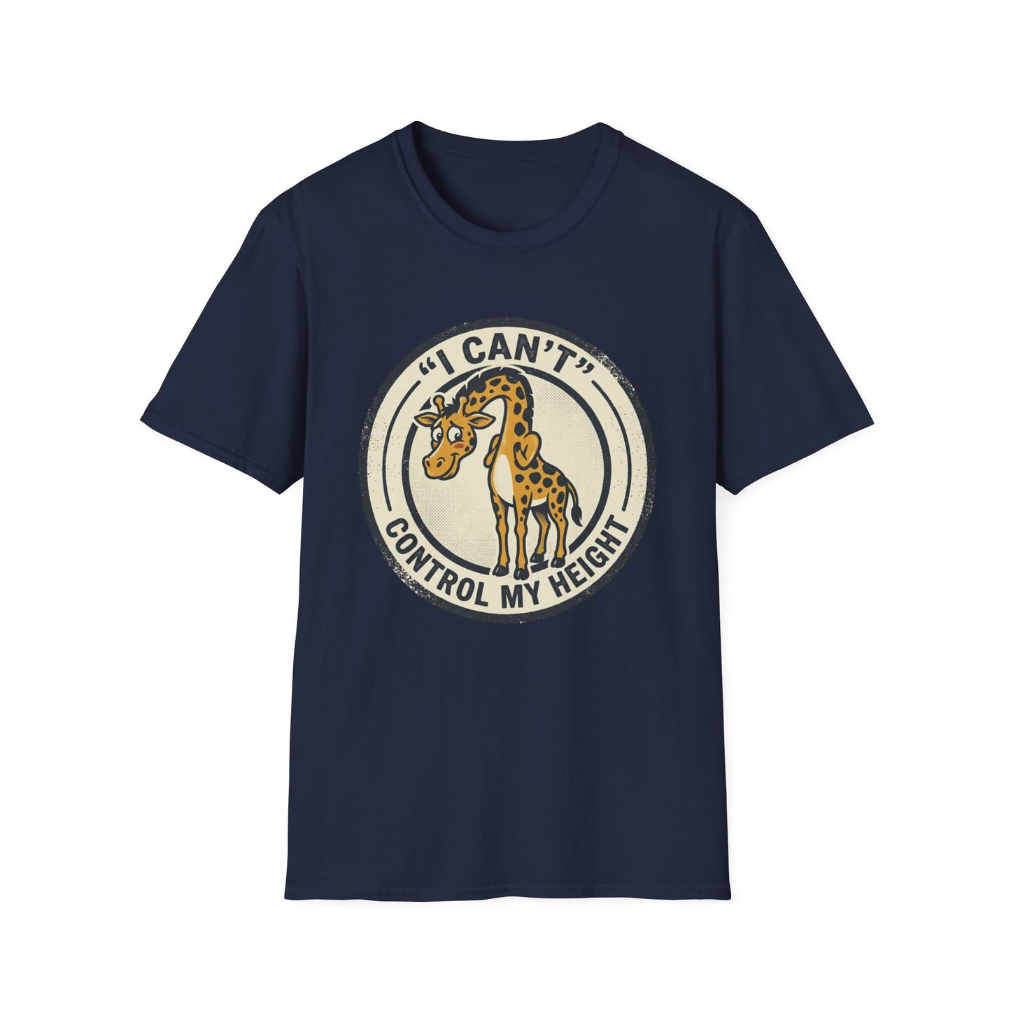 Giraffe 'I Can't Control My Height' T-Shirt