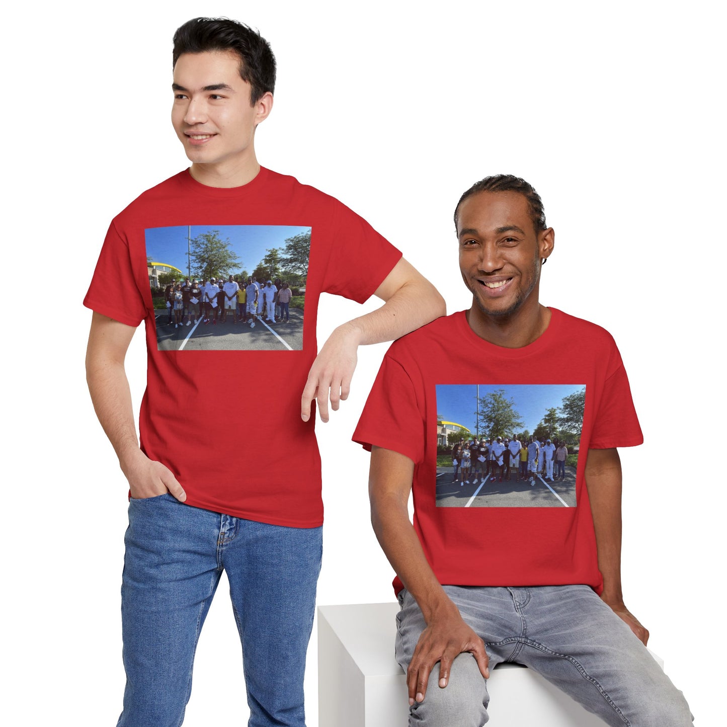C-RYDERZ Photo Group Tee — Personalized Group Photo T-Shirt Printify