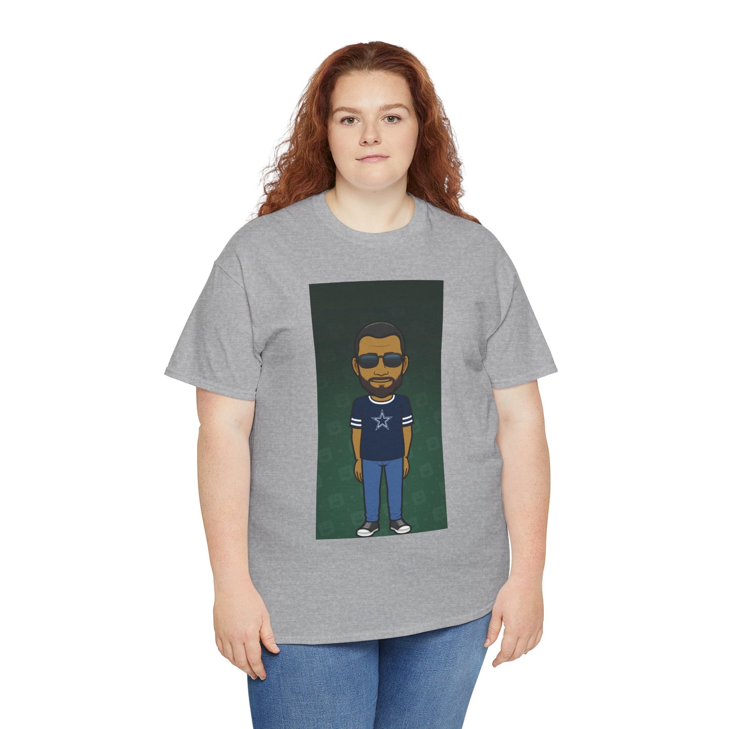 Cartoon Guy Graphic Tee — Personalized Avatar Shirt Printify