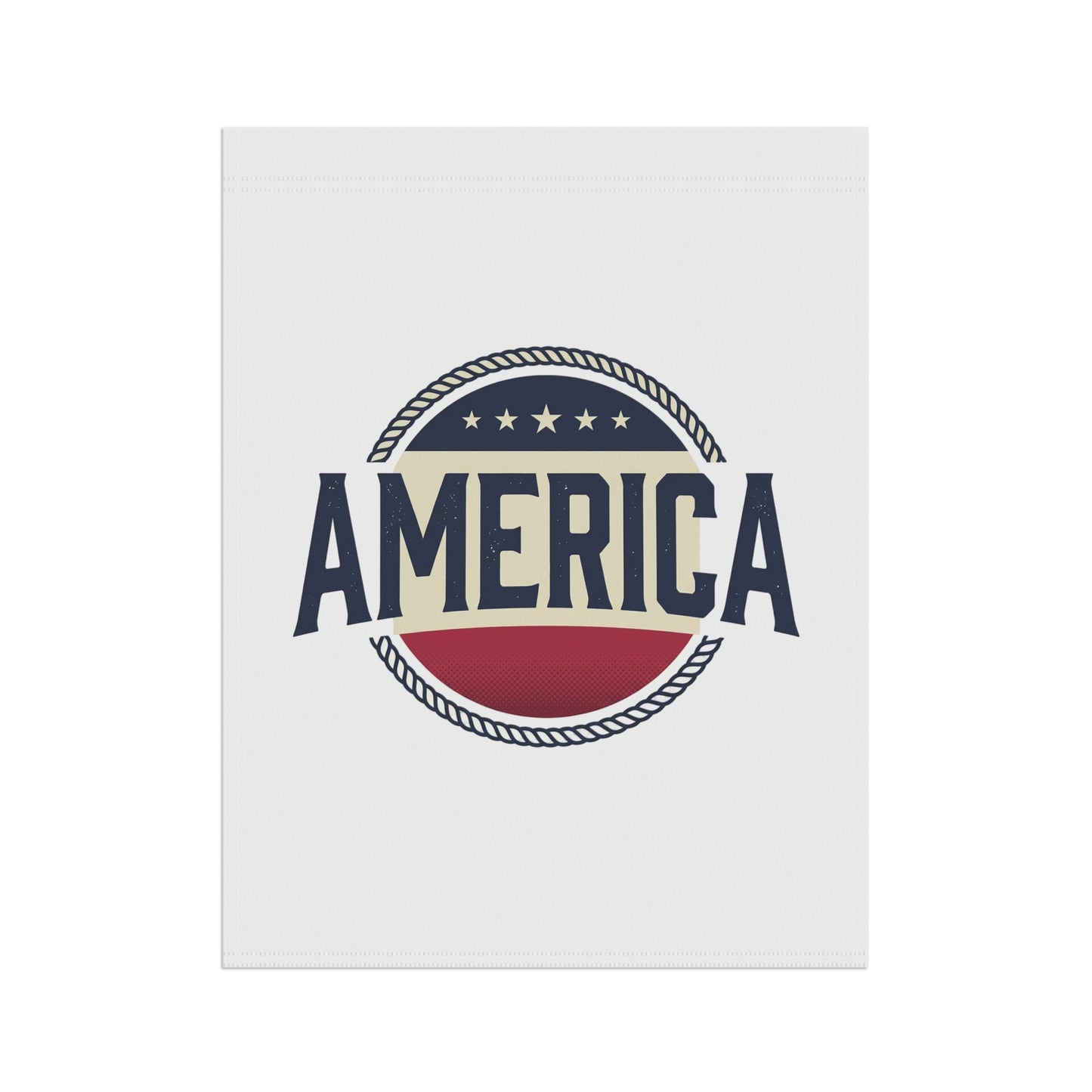 America Patriotic Garden Flag — Red White Blue Home & Yard Banner