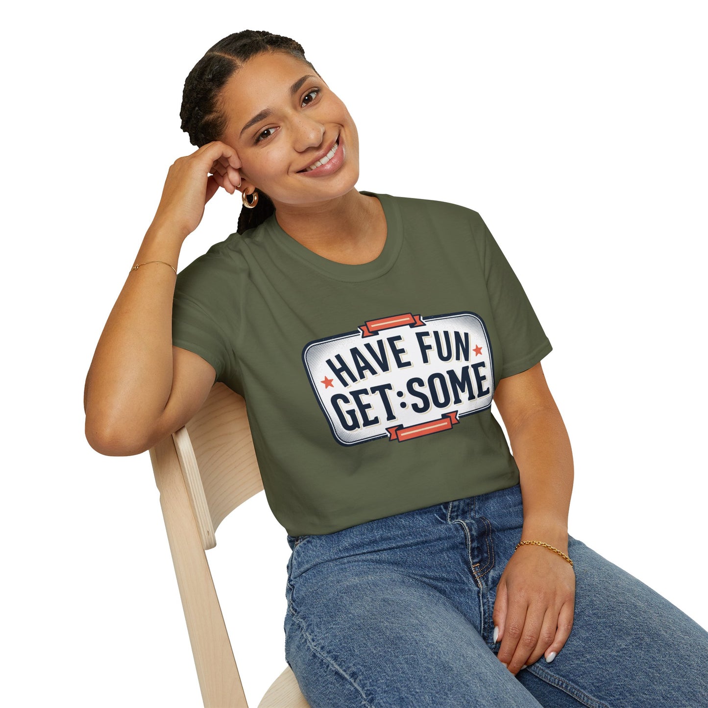 Have Fun Get Some T-Shirt — Retro Road Sign Graphic Tee