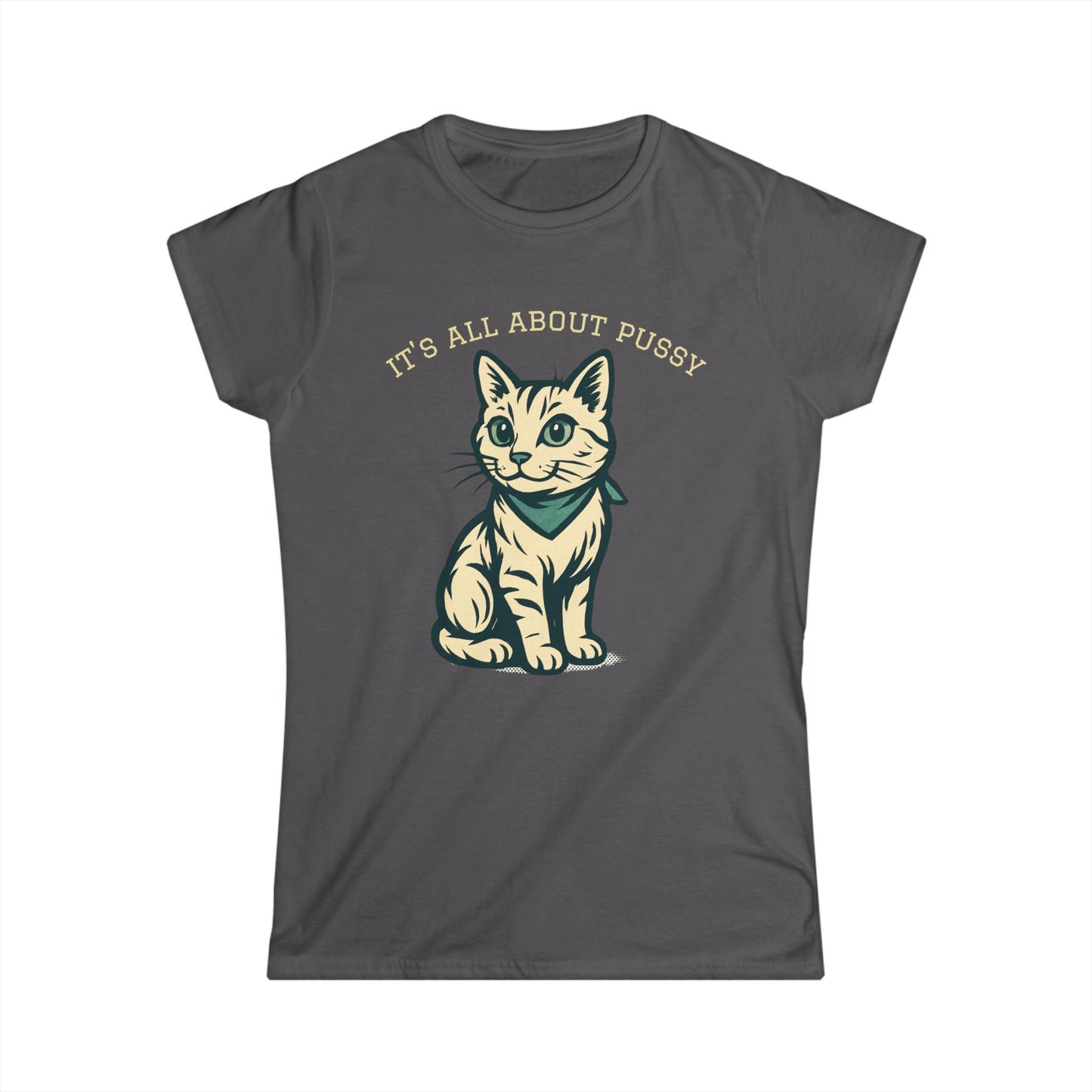 Cute Kitten Graphic Tee — Cat Mom Cute Cat T-Shirt