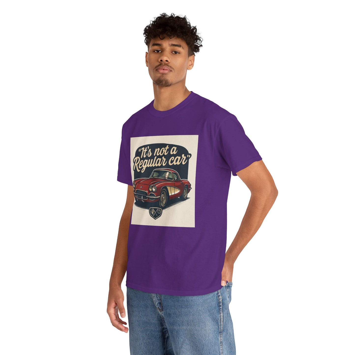Classic Car Tee — "It's Not a Regular Car" Vintage Muscle Car Shirt Printify