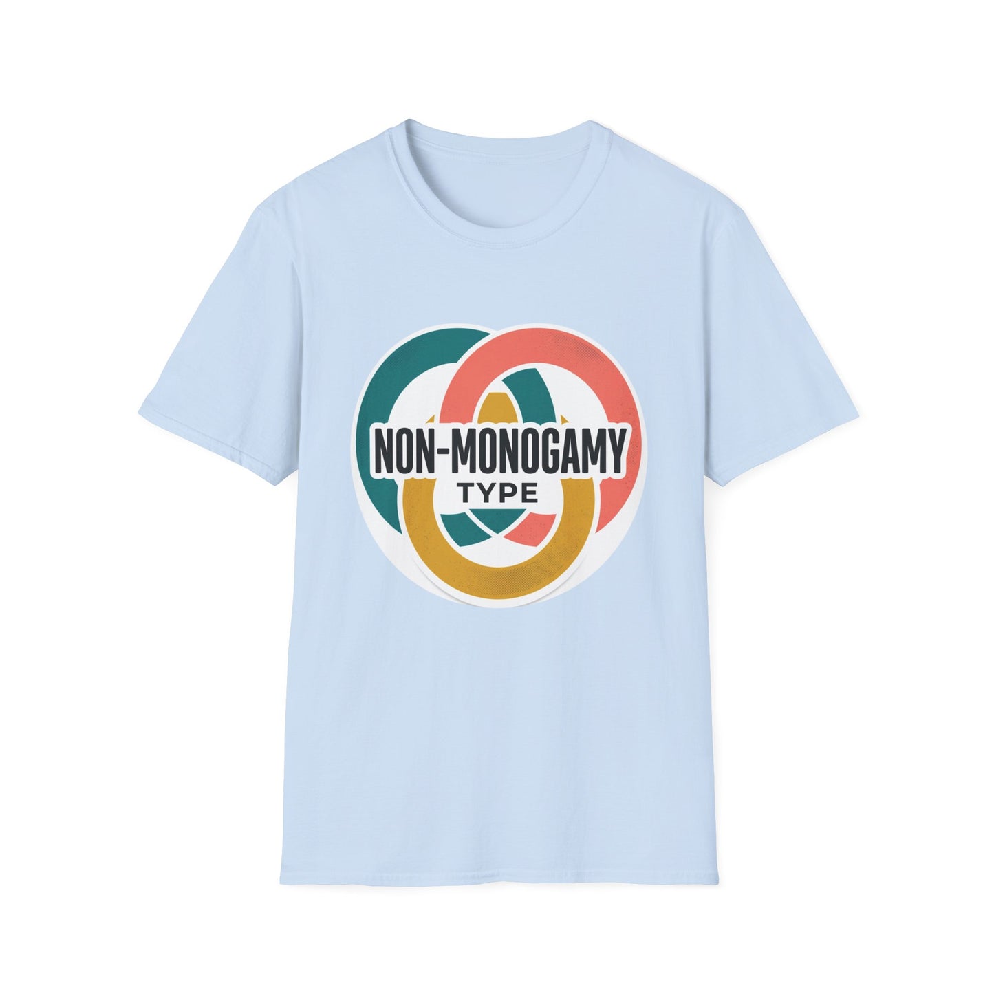 Non-Monogamy Type T-Shirt — Retro Polyamory Pride Tee Printify