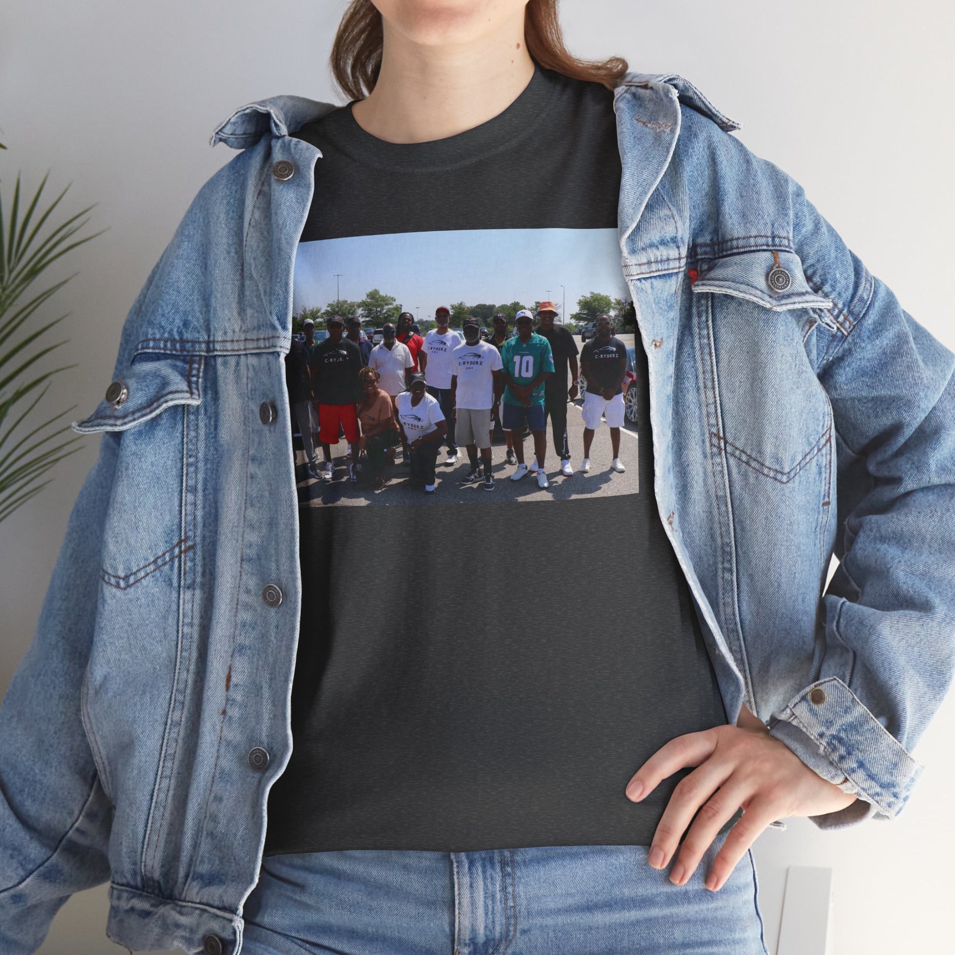 C-RYDERZ Group Photo Custom Tee — Personalized Reunion & Team Picture Shirt Printify