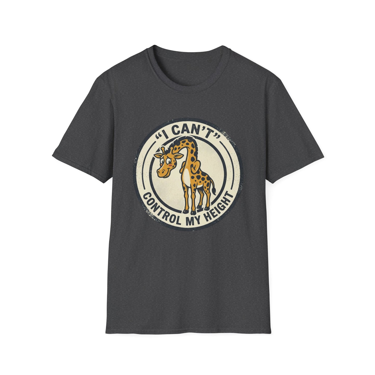 Giraffe 'I Can't Control My Height' T-Shirt