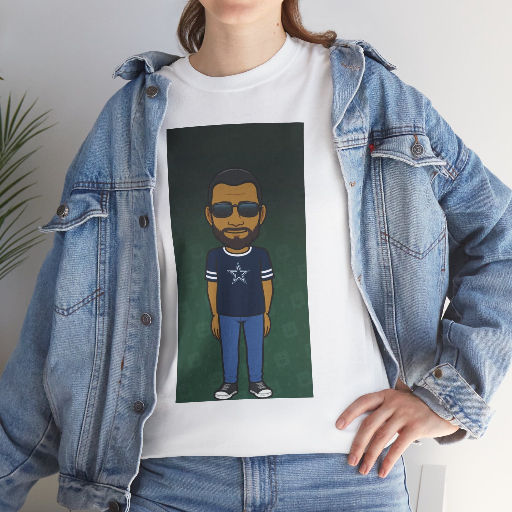 Cartoon Guy Graphic Tee — Personalized Avatar Shirt Printify