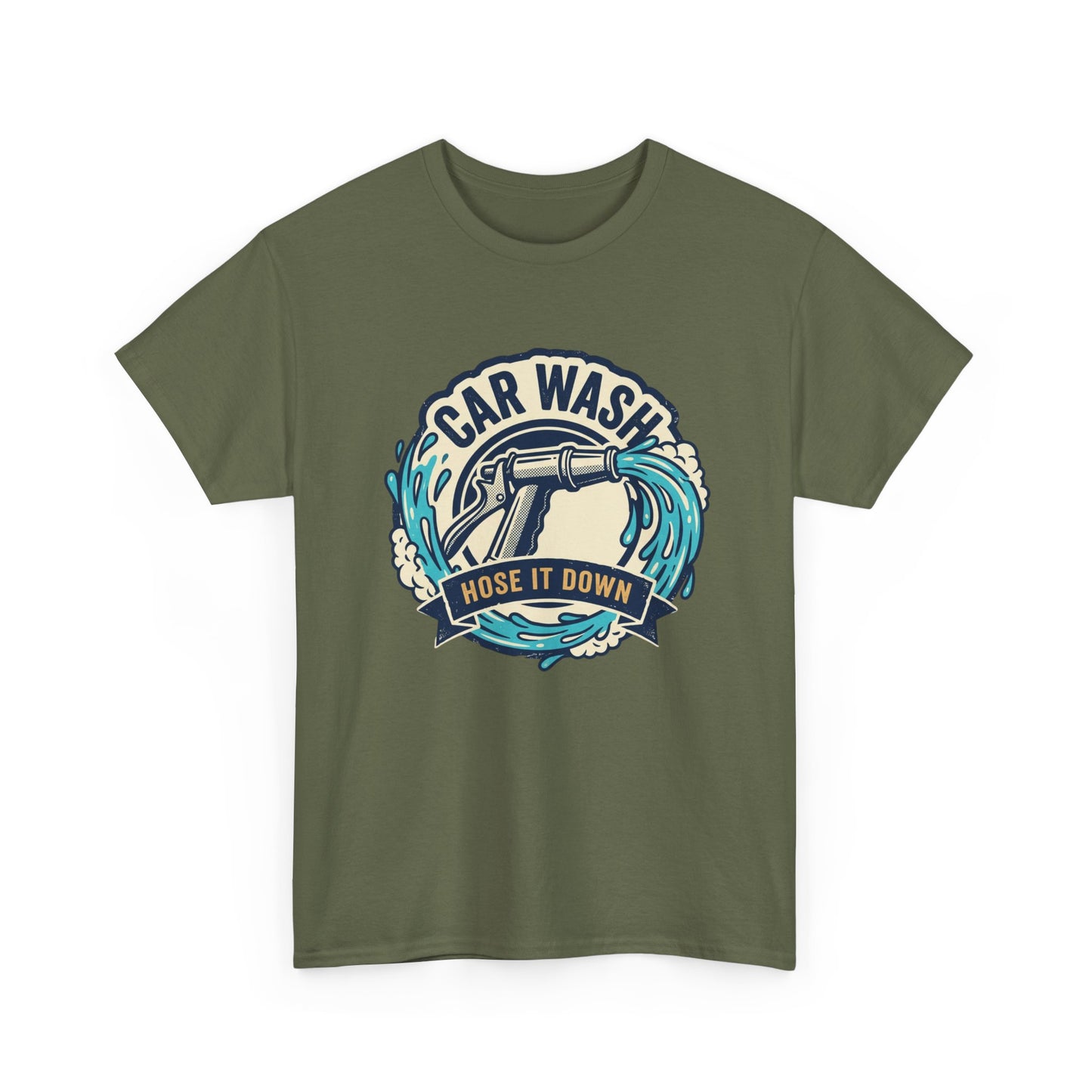 Car Wash T-Shirt — "Hose It Down" Graphic Tee for Auto Enthusiasts