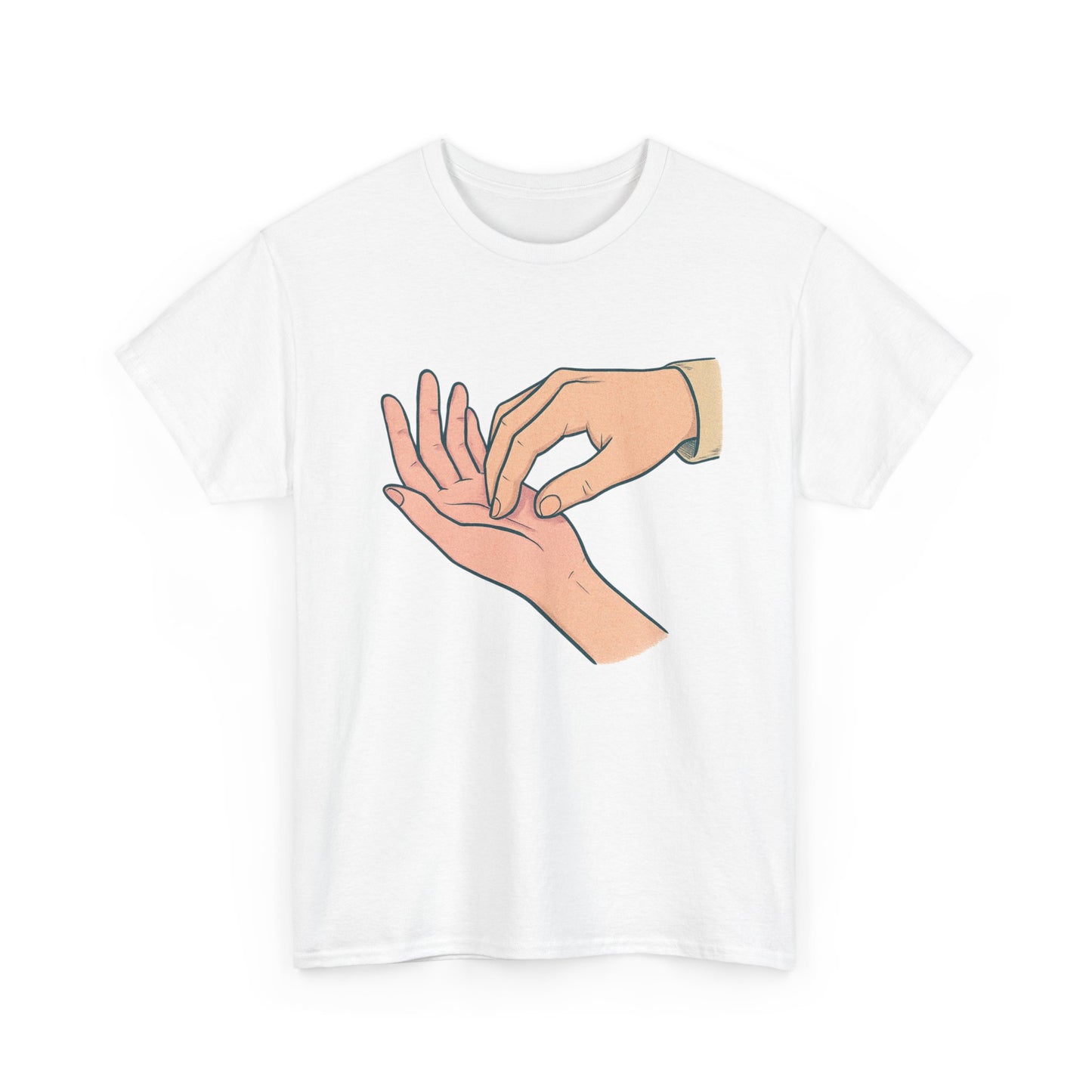 T-Shirt - Gentle Palm Reading Illustration Tee
