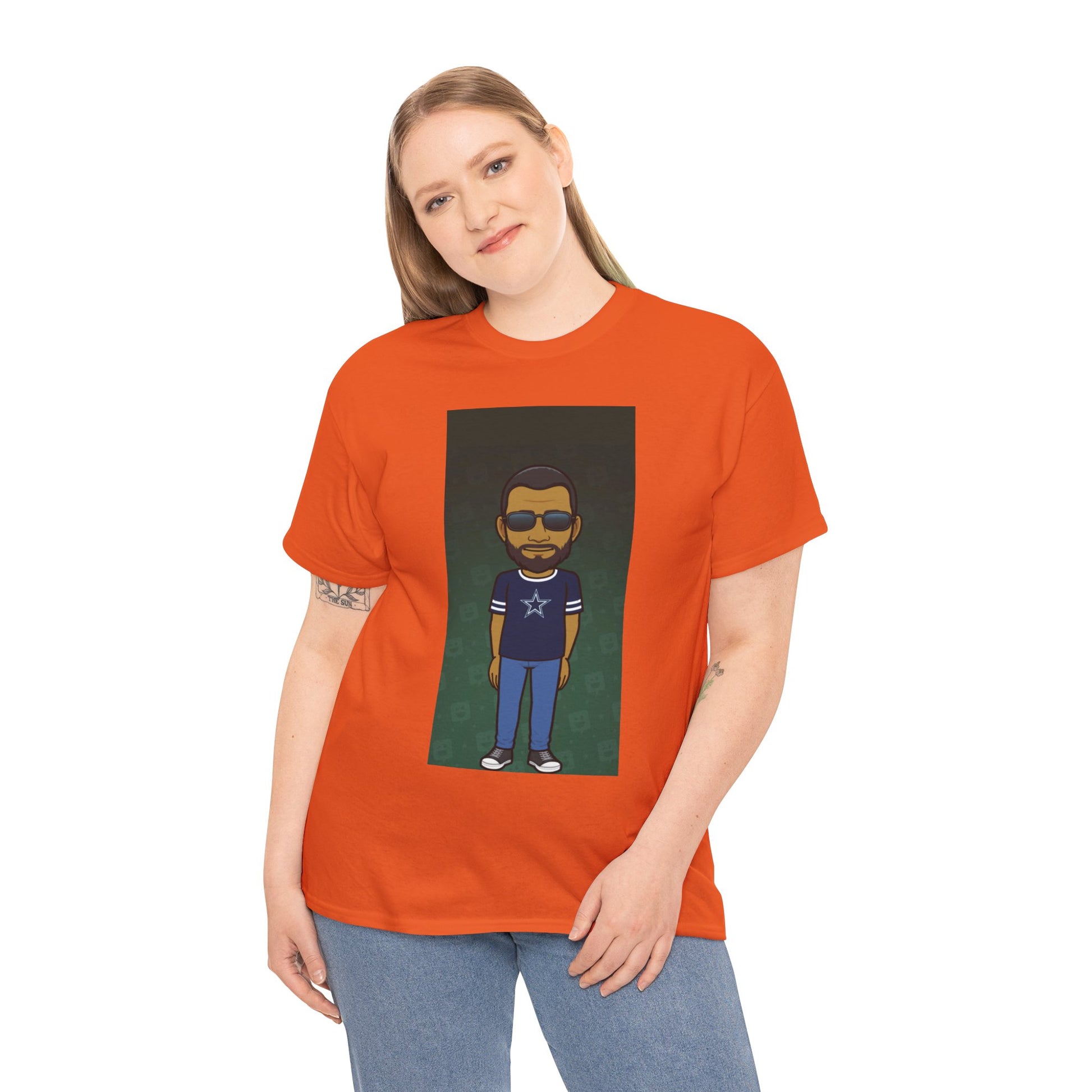 Cartoon Guy Graphic Tee — Personalized Avatar Shirt Printify
