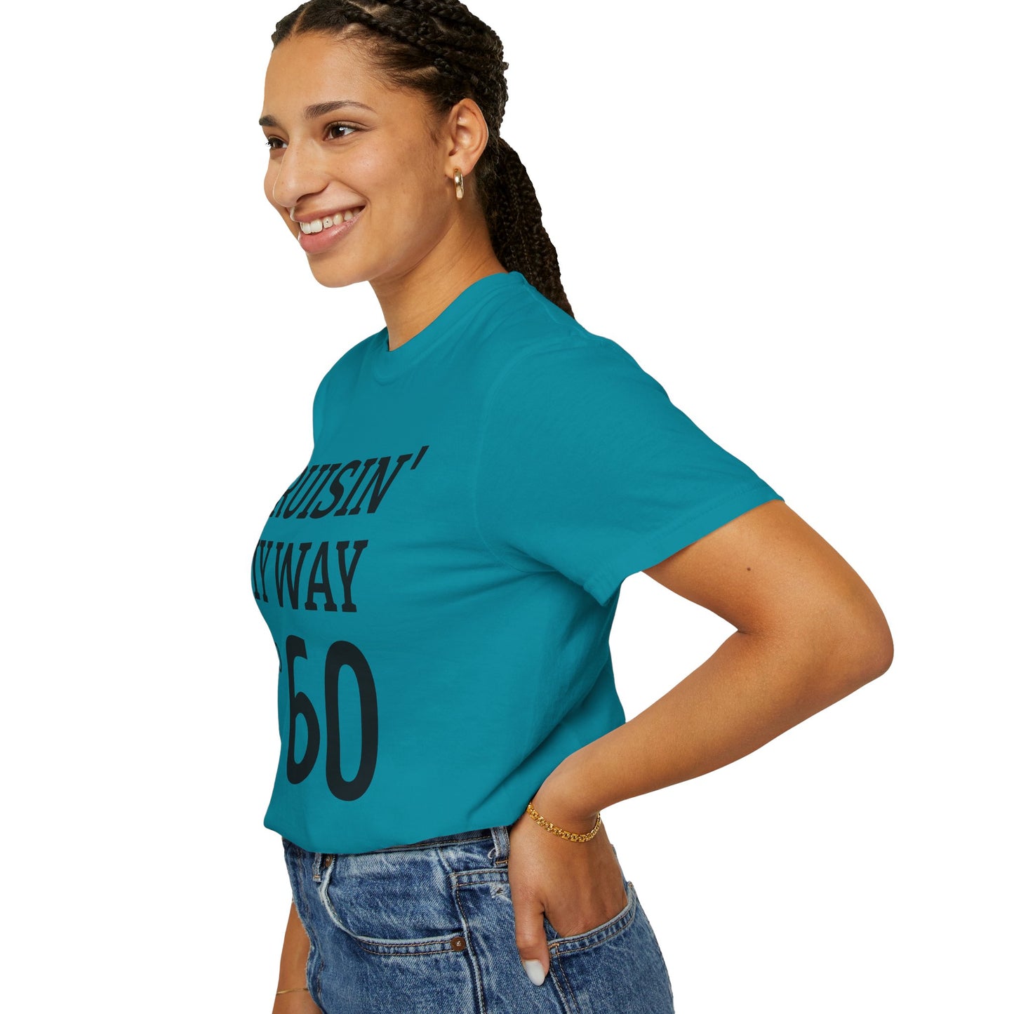 Cruisin' My Way Into 60 T-Shirt — 60th Birthday Tee