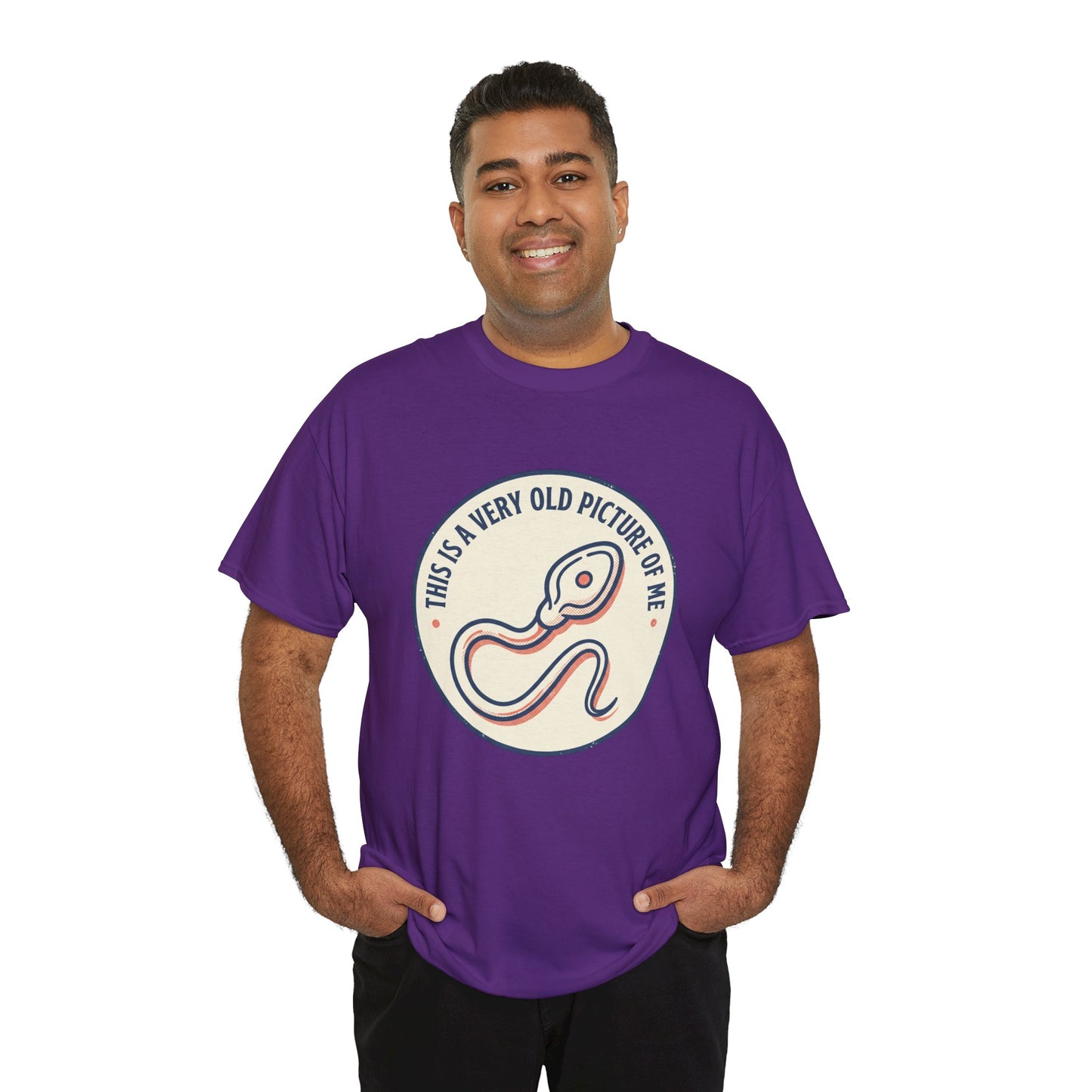 "This Is A Very Old Picture Of Me" Retro Snake Graphic Tee