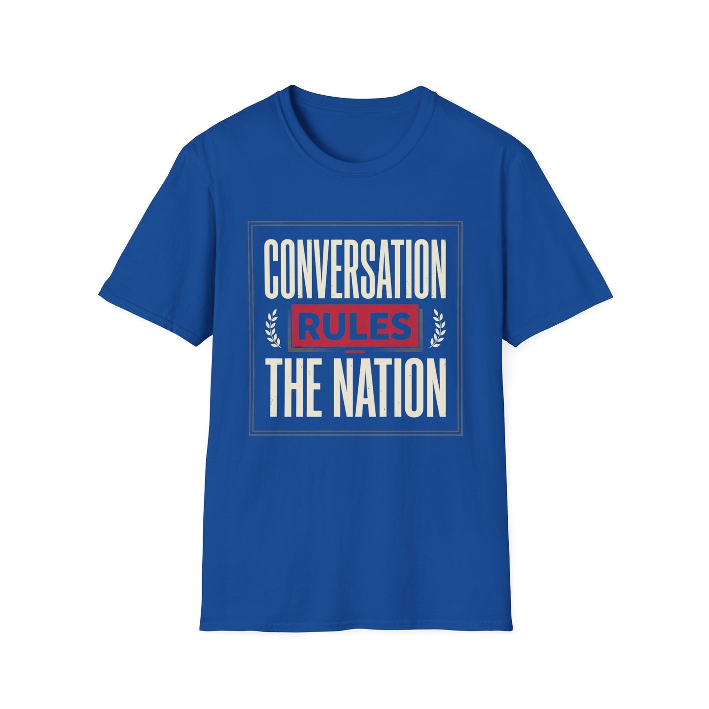 Conversation Rules T-Shirt — "Conversation Rules the Nation" Graphic Tee