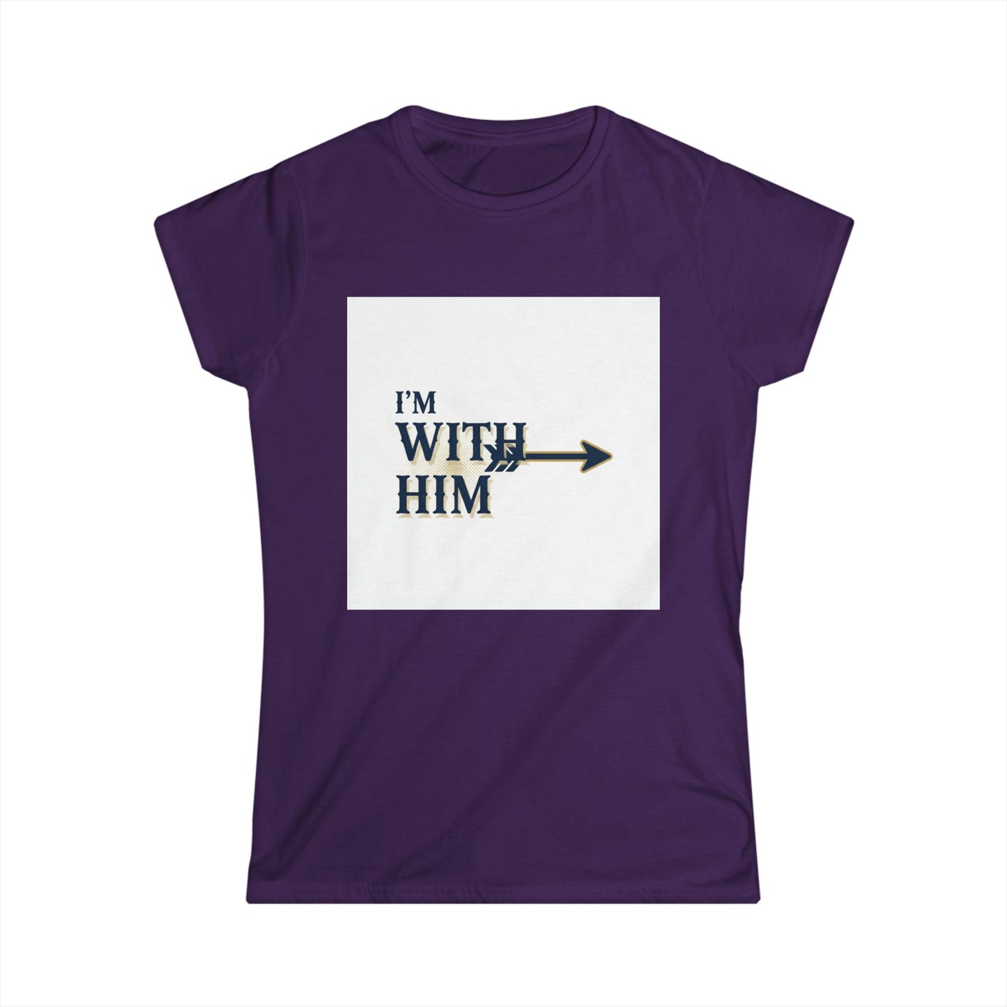 I'm With Him Arrow Tee — Women's Couple T-Shirt