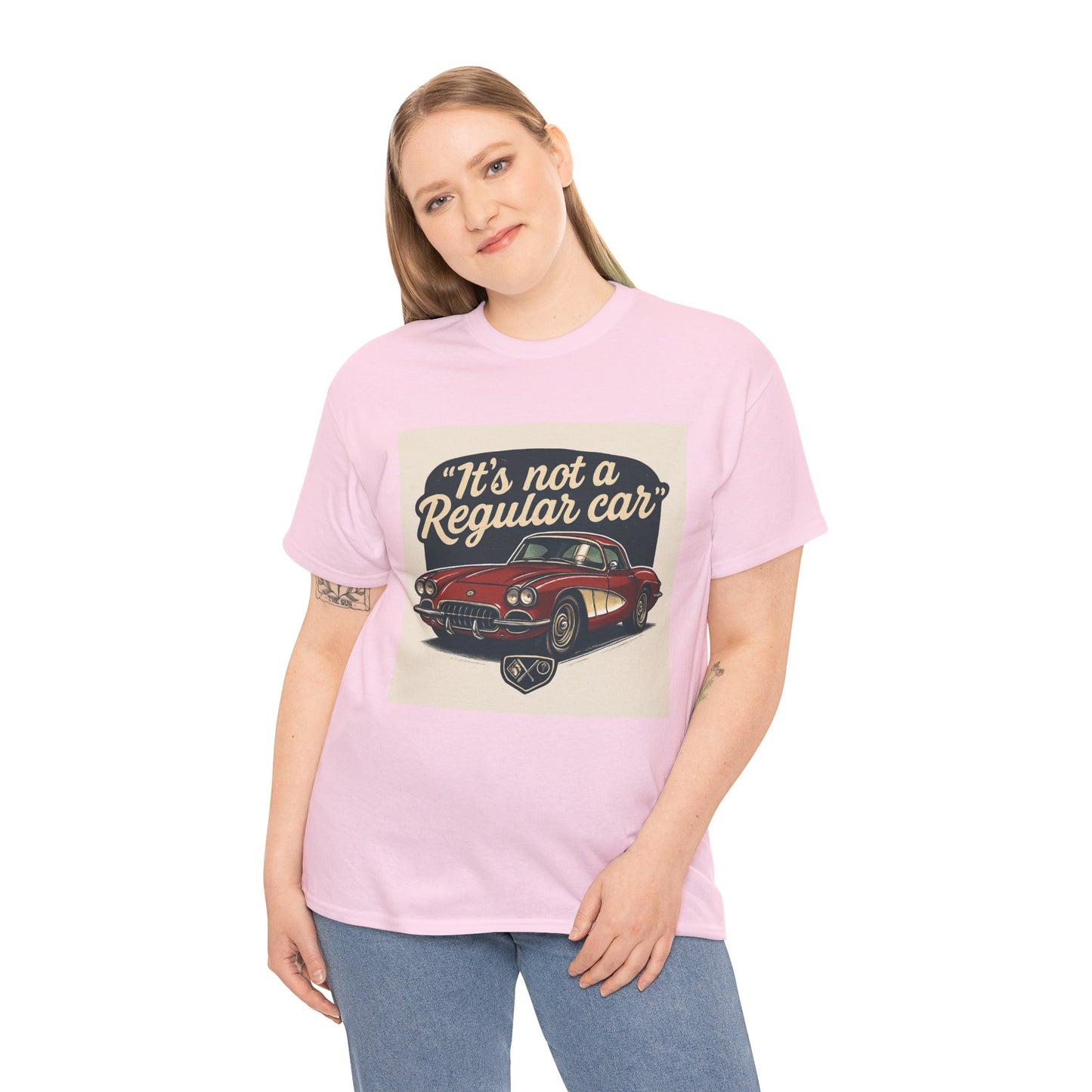 Classic Car Tee — "It's Not a Regular Car" Vintage Muscle Car Shirt Printify