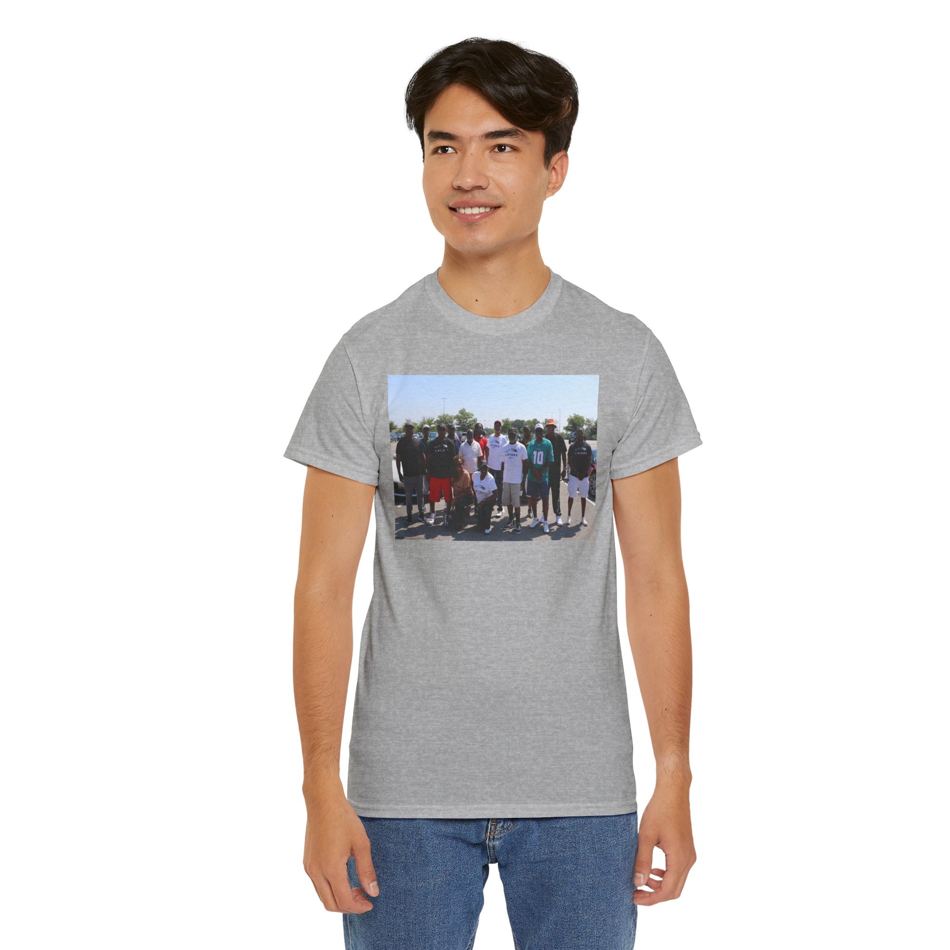 C-RYDERZ Group Photo Custom Tee — Personalized Reunion & Team Picture Shirt Printify