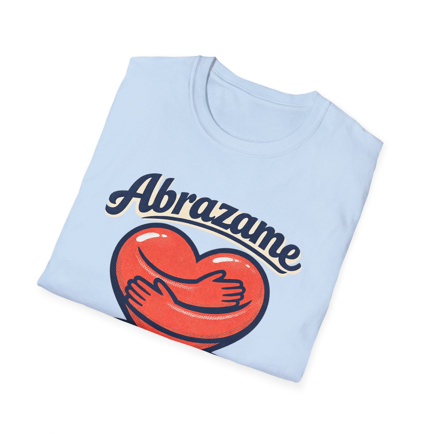 Abrázame Heart Hug T-Shirt — Spanish Love Graphic Tee
